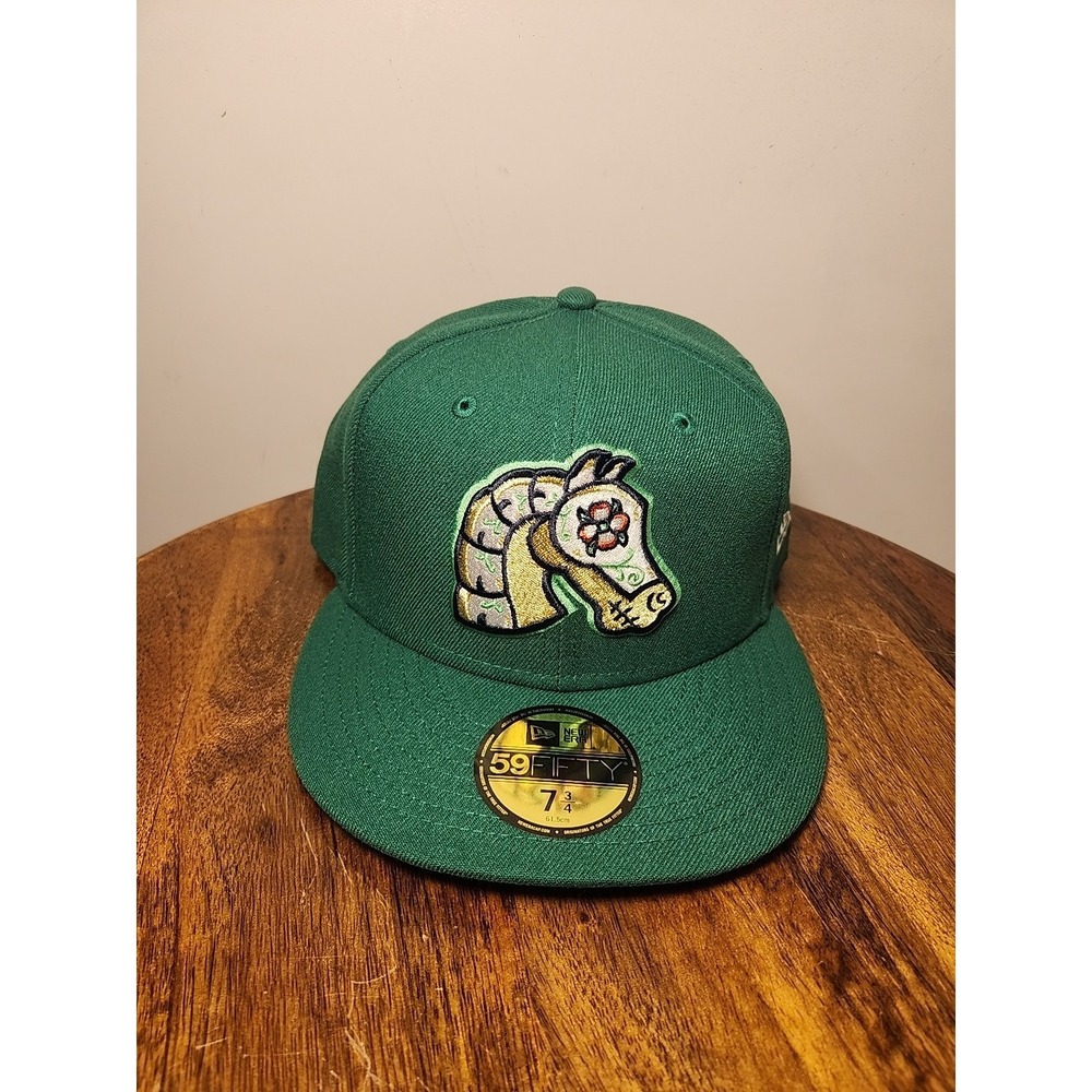 Charlotte Knights MiLB Copa Diversion New Era 59FIFTY Cap Hat 7 3/4 Green New